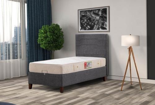 Tek Kişilik Yatak Baza Başlık Seti Plus